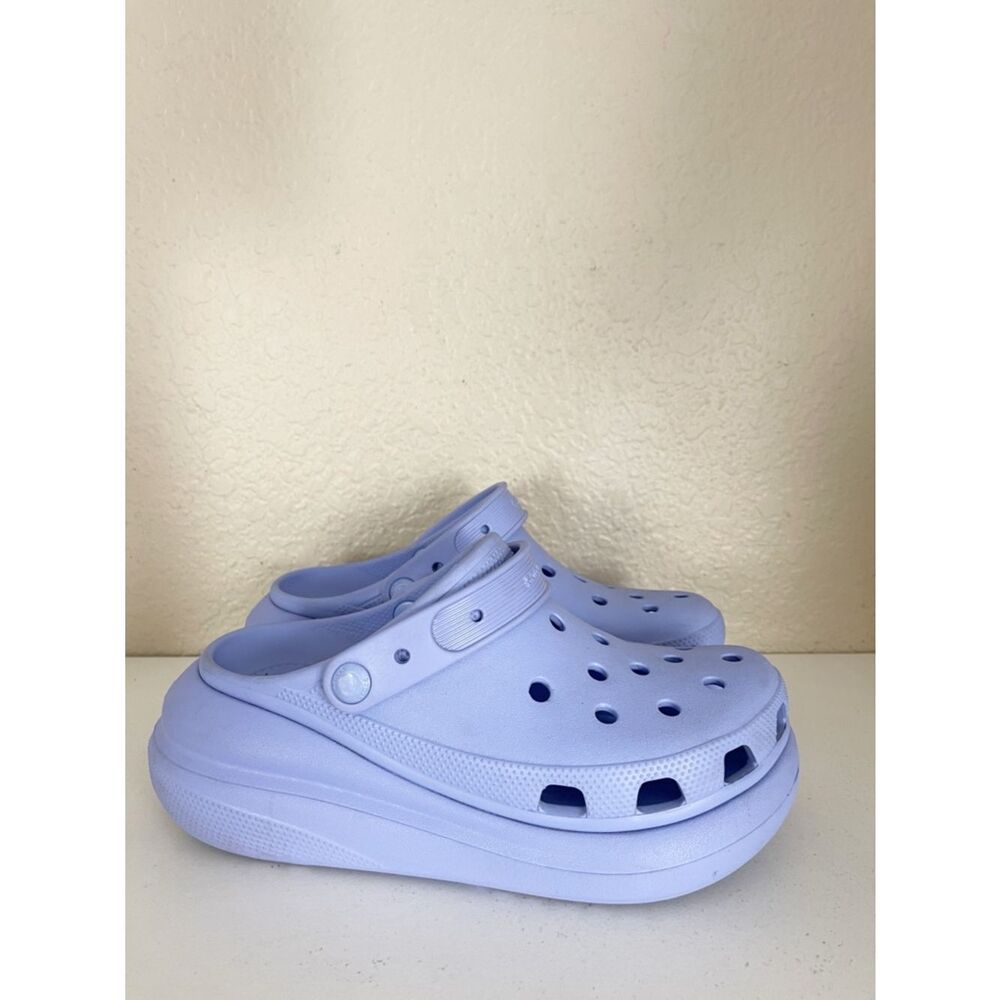 Crocs Classic Crush Clog Moon Jelly in Platform Clog in lavender - Picture 10 of 10